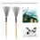 2PCS Portable Maple Drum Brushes & Sticks - Strong Cleaning Power 6
