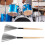 2PCS Portable Maple Drum Brushes & Sticks - Strong Cleaning Power 15