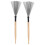 2PCS Portable Maple Drum Brushes & Sticks - Strong Cleaning Power 2