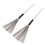 Steel Wire Drum Brush Kit with Maple Handle - White Percussion Tool 14