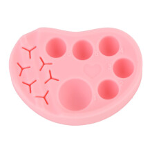 (Pink) Silikon Wimpernlift Palette Pinzette Mischwerkzeug Rosa