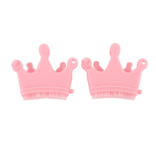 (Pink) 2 Stück Fingernagel-Trenner Pinsel Silikon Lila