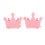 (Pink) 2x Paarse Nagelscheider Silicone 1