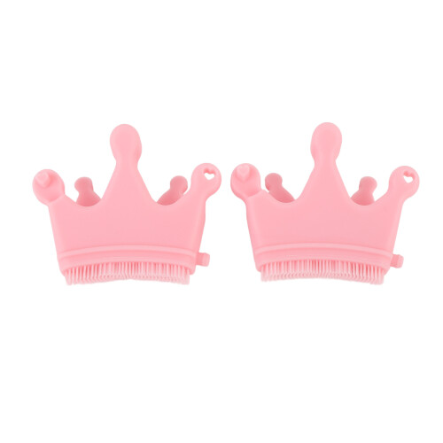 (Pink) 2x Paarse Nagelscheider Silicone