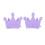 (Purple) 2x Paarse Nagelscheider Silicone 1