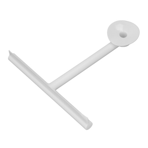 (White) Weiches Silikon-Duschabzieher Weiß 2