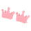 (Pink) 2x Paarse Nagelscheider Silicone 4