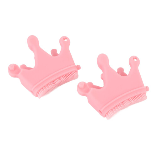 (Pink) 2x Paarse Nagelscheider Silicone 2
