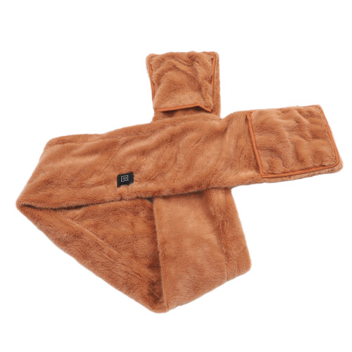 (Brown) USB-verwarmd sjaal snelverwarmend bruin 1
