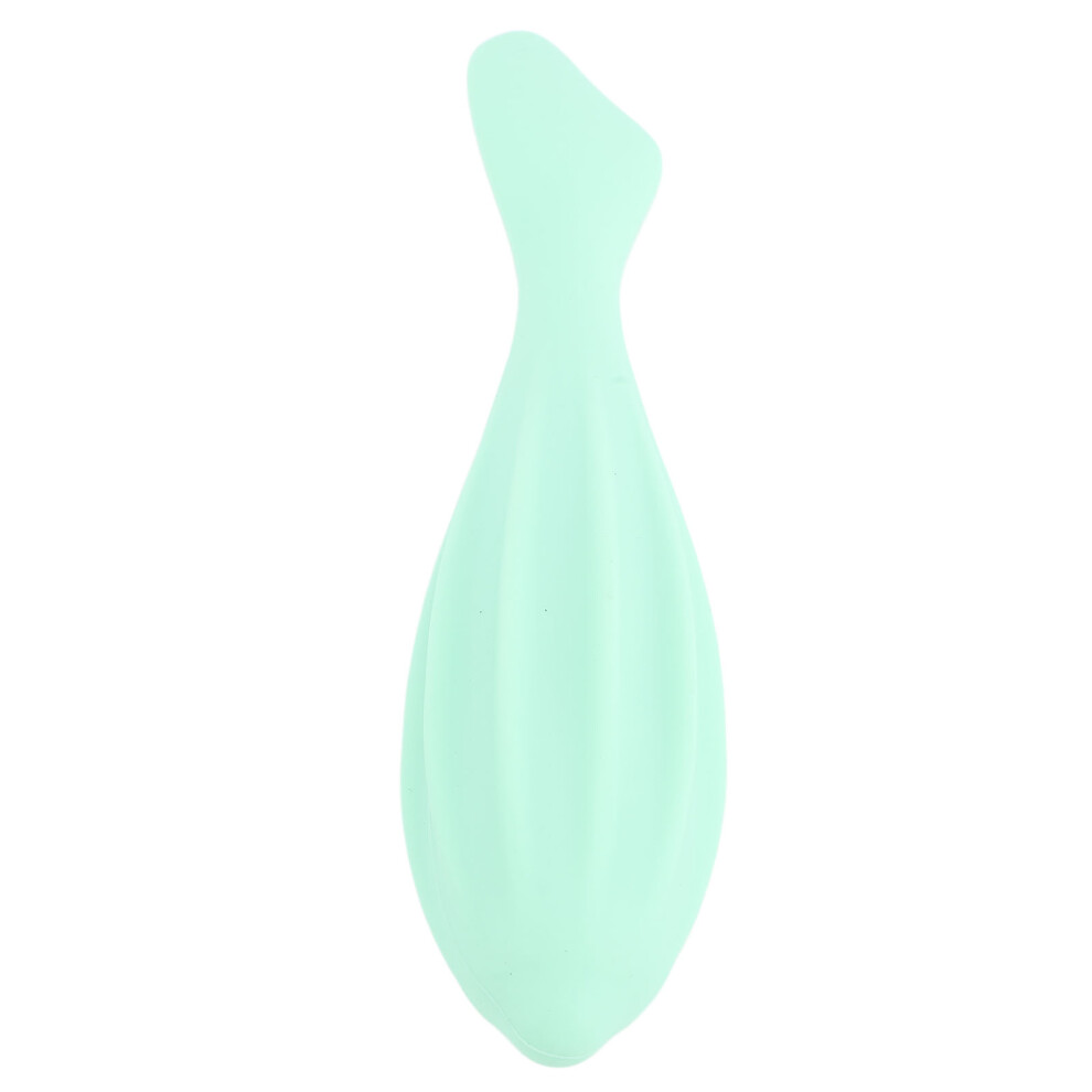 (Green) Silicone Facial Roller Skincare Tool Ergonomic Green