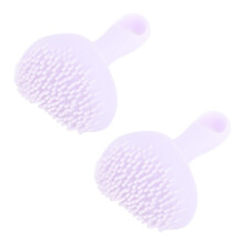 (Purple) 2 Pcs Silicone Freckles Stamp Makeup Tool Realistic One Press Purple