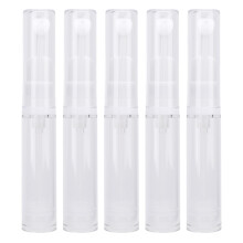 5 Pcs Airless Pump Jars Travel Foundation Eye Cream Dispenser