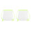 2 Pack Clear Drawstring Bag PVC See Through Portable Backpack 1