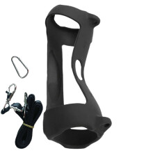 Speaker Carrying Case Silicone Sleeve 3.35x1.18x1.18 Pouch Adjustable Shoulder Strap Golf Cart Black Dark Blue