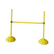 Agility Hurdle Adjustable Height Coordination Training, Polypropylene Jump Bar, Non-Slip Base, For Basketball & Football
