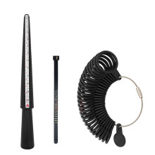 Ring Measuring Stick Set Clear Scale Adjustable Finger Gauge