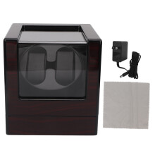 Automatic Watches Storage Box Blue LED 5 Levels Double 100-240V