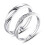 2pcs Open Ring Set Copper Couple Ring Party Dating 1