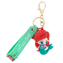 (Beauty Fish) Cute Cartoon PVC Keychains for Girls Small Delicate Keychain