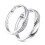 2pcs Open Ring Set Copper Couple Ring Party Dating 2