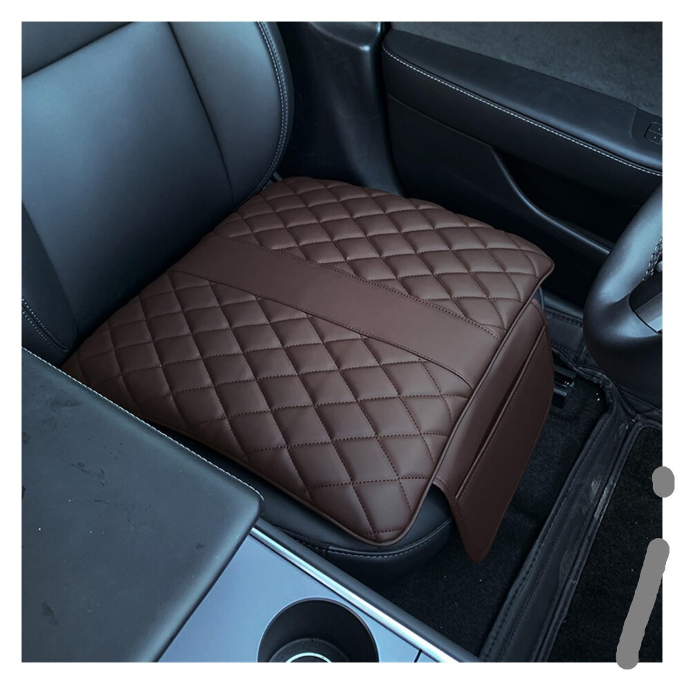 Saddle Car Cushion, Single-Seat All-Season Universal Car Seat Cushion, Breathable, Ventilated Driver Cushion, 4343 Brown 9105992846689