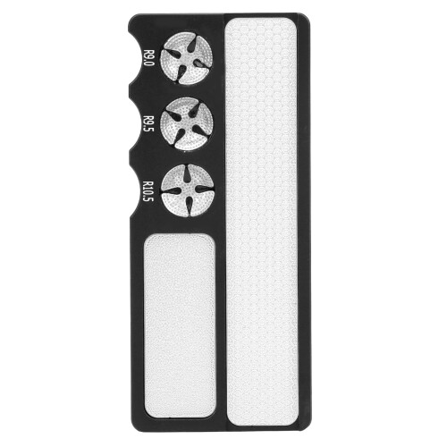 (Black) Billiard Pool Cue Tip Scrub Grinder Tool Aluminium