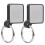 2Pcs Pool Tip Shaper Tool Cue Trimmer Square 1
