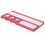 (Red) Billiard Pool Cue Tip Scrub Grinder Tool Aluminium 2