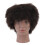 Afro Mannequin Head Black Resin 1
