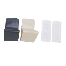 2 Pcs Antiscivolo Appoggio Doccia Senza Trapano Giallo Grigio