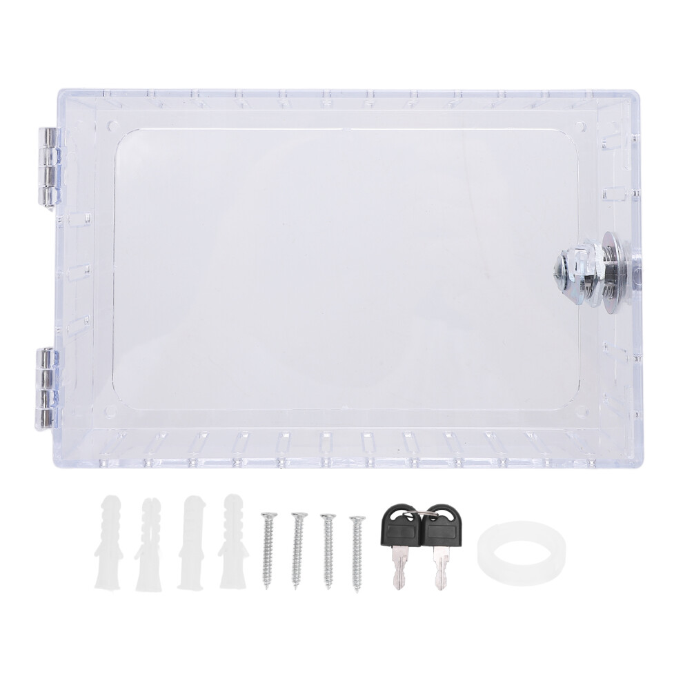 Clear Thermostat Lock Box With Key Temperature Guard Universal Fit 448787329264