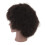 Afro Mannequin Head Black Resin 3