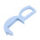 (Blue) Ergonomische Voedselzakclip Wit 2