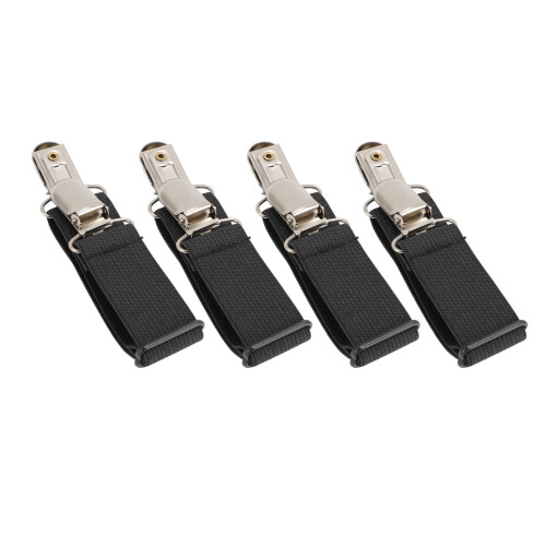 4 Stks Verstelbare Laarzenclips Elastisch Niet-glijdend Pant Stirrup 1