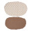 (Brown and Sun Pattern Set) 2 Pack Universal Fitted Bassinet Sheets 1