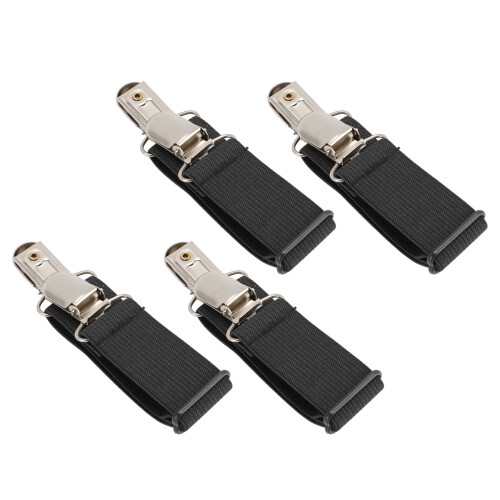 4 Stks Verstelbare Laarzenclips Elastisch Niet-glijdend Pant Stirrup 2