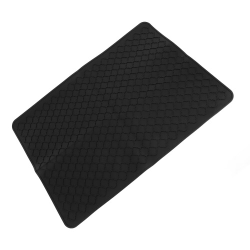 Silikon-Herdabdeckung 70x50cm Kochfeld Matte Schwarz 1
