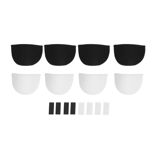 4 Pairs Sponge Shoulder Pads Hook Loop Suits