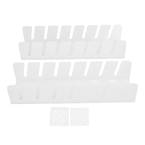(Whtie) 2x Baseballkappenständer Acryl für Schrank Weiß