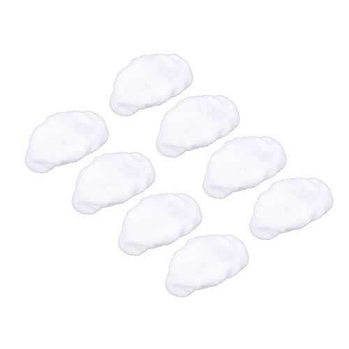 8x Wiederverwendbare Steam-Mop-Pads aus Mikrofaser 1