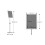 Snap Frame Information Stand - SILVER Aluminium Frame - A3 size 2