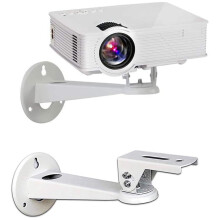 Mini Projector Wall Mount 360 Rotation Aluminum Shock Resistant Projector Stand For Security Camera Mounting Bracket
