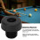 Durable Billiard Cue Back Plug Screw Lightweight Aluminum & Plastic 3
