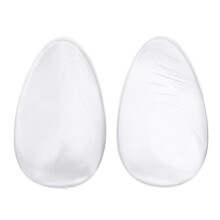 2pcs Reusable Silicone Insert Adhesive Concealer Transparent S