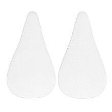 2pcs Waterproof Silicone Bikini Concealer for Swimsuit White L