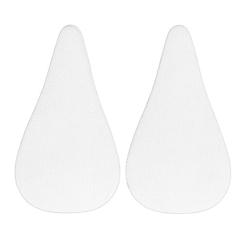 2x Wassertfeste Silikon-Bikini-Pads Weiß L