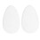 2pcs Silicone Sticker Impermeabile per Costume Bianco S 1