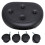 (Black) Rollhocker mit Rädern: Ergonomisch, Kurzer Sitz, Weiß 1