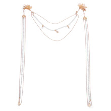 Fashion Artificial Pearl Tassel Hair Clip