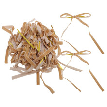 (Light Coffee Color) Samt-Schleifengirlande als festliche Deko oder Geschenk
